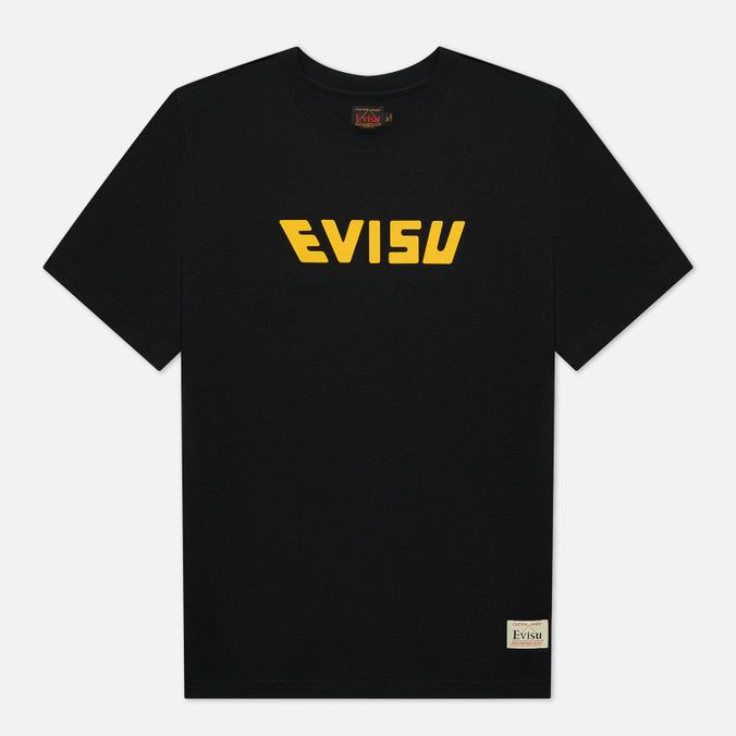 фото Футболка мужская evisu 2eahtm1ts337xxct черная xl