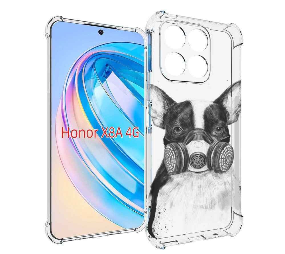 

Чехол MyPads Французский бульдог для Honor X8a, Tocco
