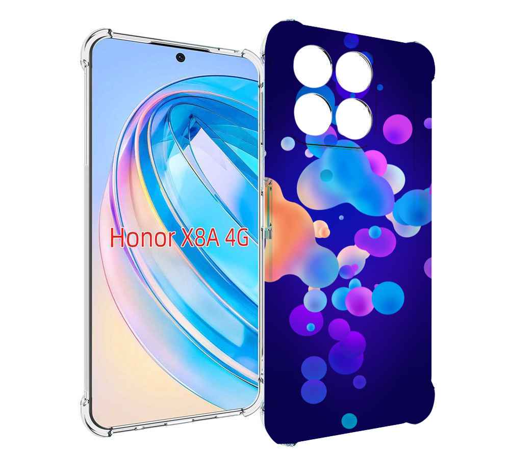 

Чехол MyPads абстрактные-пузырьки для Honor X8a, Tocco