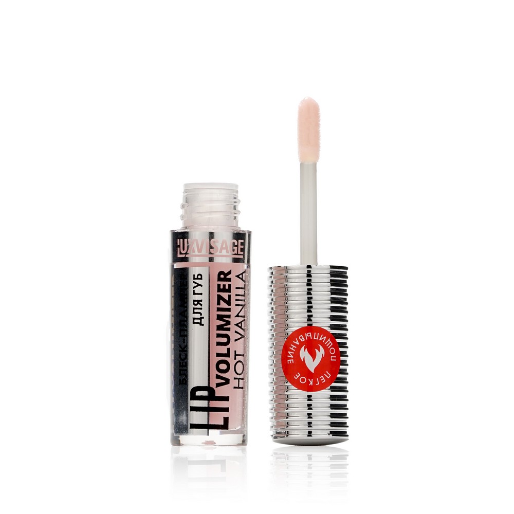 Блеск-плампер для губ Luxvisage Lip Volumizer Hot vanilla, тон 302 Milky Pink, 2,9 г блеск плампер vitex plumping для увеличения объема губ 103 розовый кварц 3 1 г