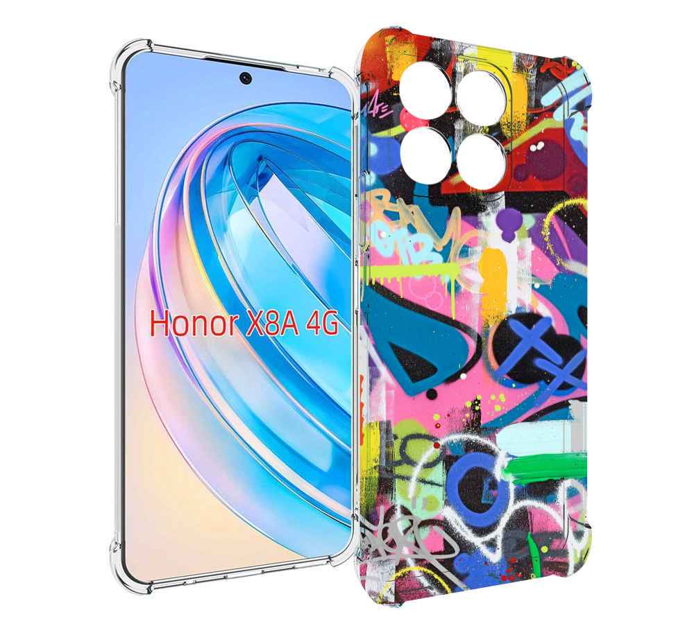 

Чехол MyPads абстракция-графити для Honor X8a, Tocco