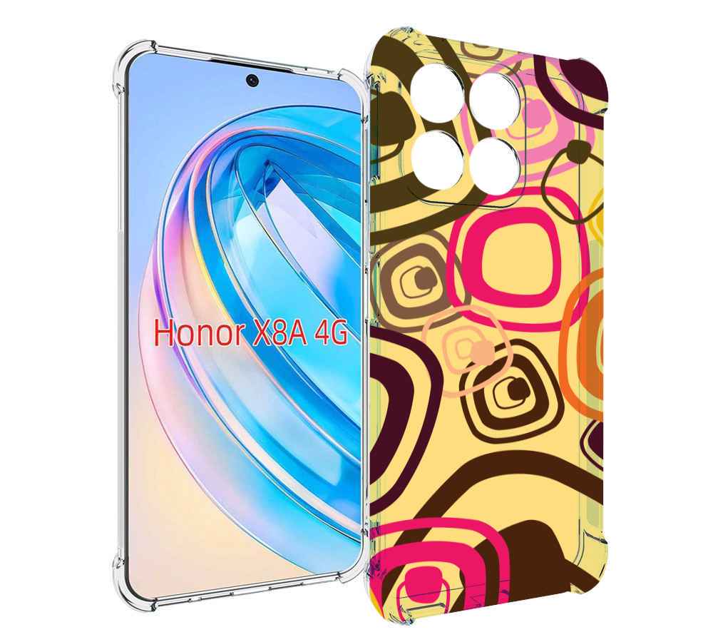 

Чехол MyPads абстракция-на-желтом-фоне для Honor X8a, Tocco