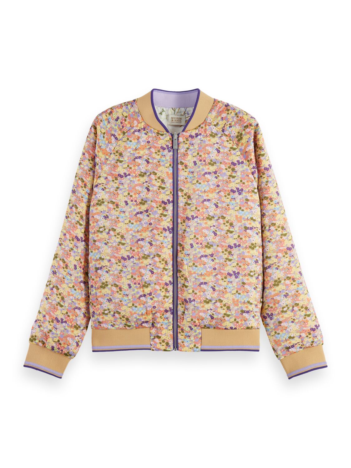 

Бомбер женский Scotch & Soda 167441/0589 разноцветный L, 167441/0589