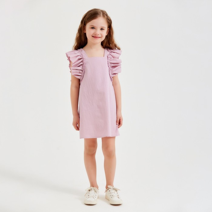 

Платье для девочки MINAKU: Cotton Collection цвет розовый, рост 116, MINAKU: Cotton collection