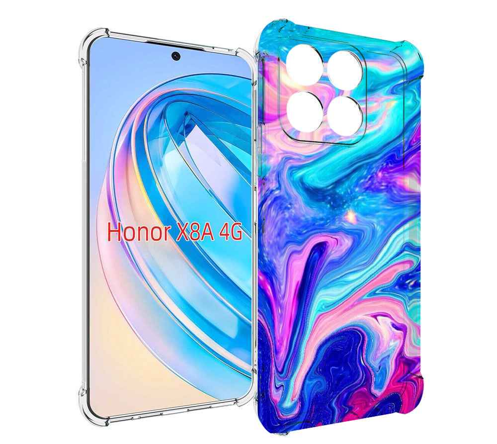 

Чехол MyPads акварельные-краски для Honor X8a, Tocco