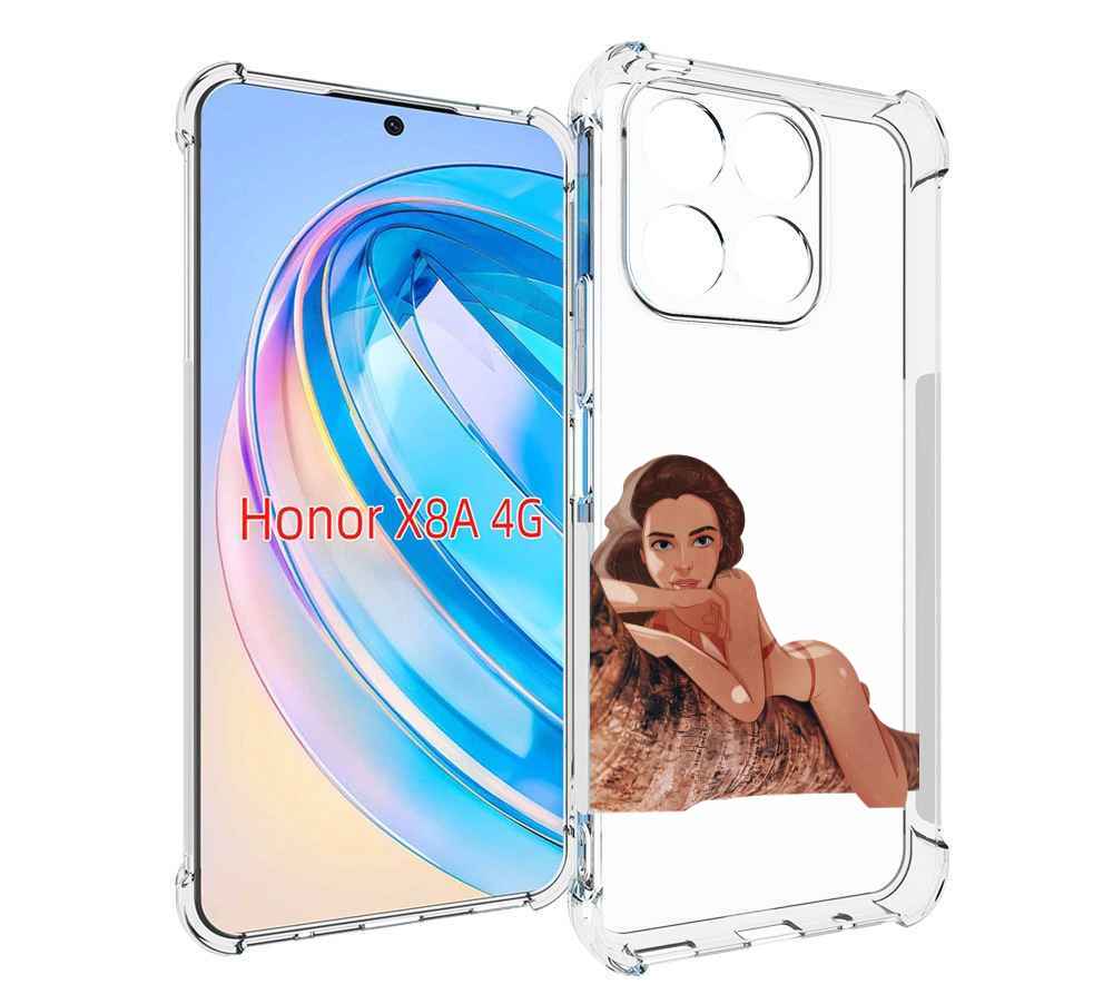 

Чехол MyPads амазонка-на-дереве для Honor X8a, Tocco