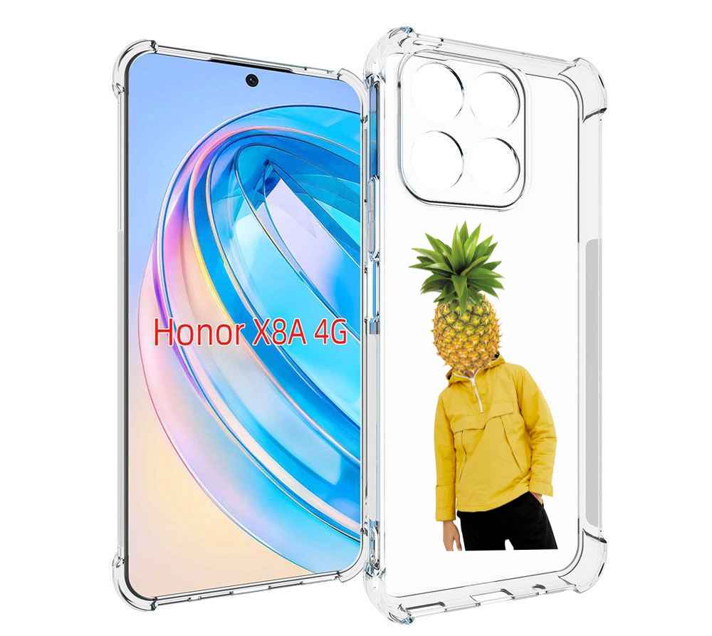 

Чехол MyPads ананасовая-голова для Honor X8a, Tocco