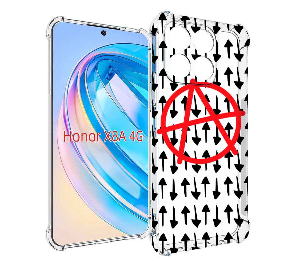 

Чехол MyPads анархия-панк для Honor X8a, Tocco