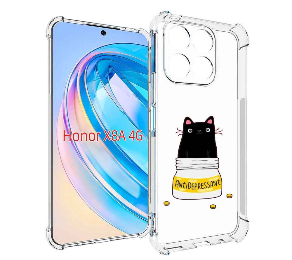 

Чехол MyPads антидепрессант для Honor X8a, Tocco