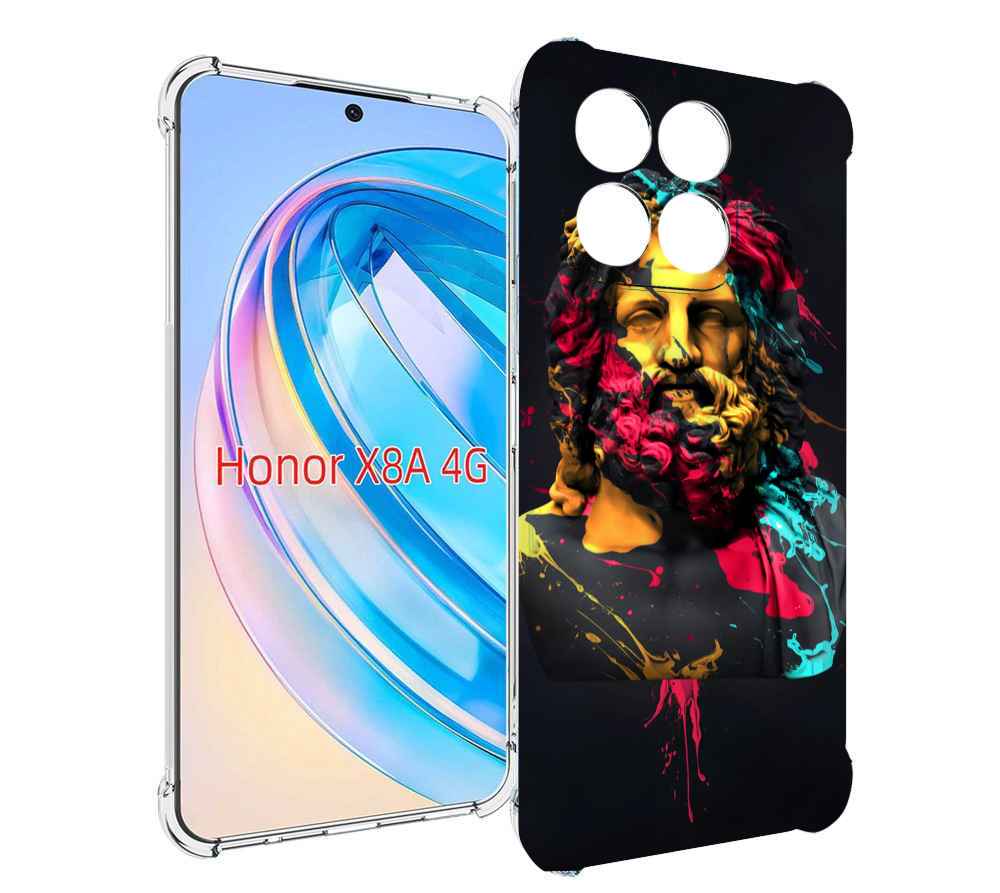 

Чехол MyPads арт-статуя-краски для Honor X8a, Tocco