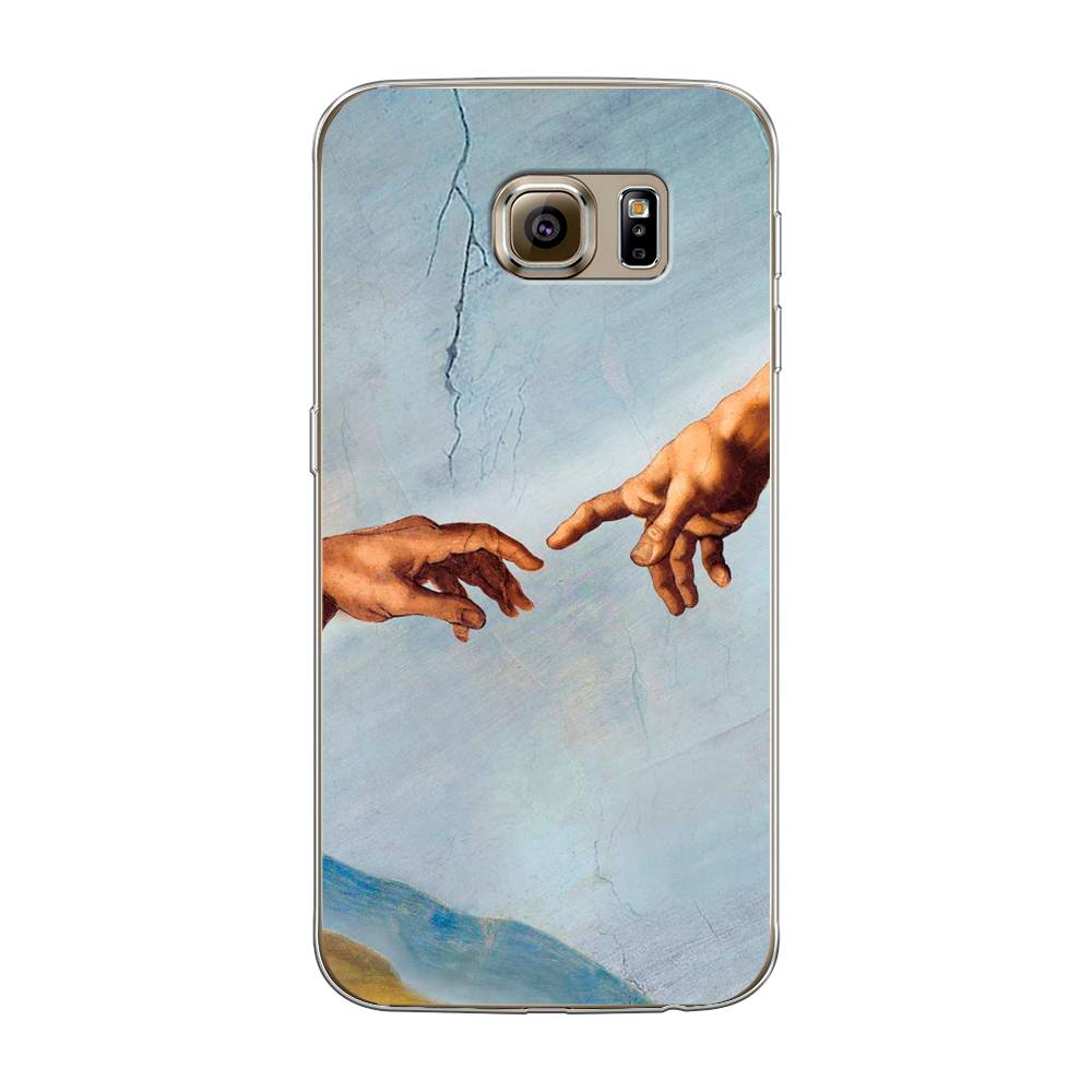 

Чехол Awog на Samsung Galaxy S6 "Сотворение Адама", Голубой;коричневый;серый, 24350-9