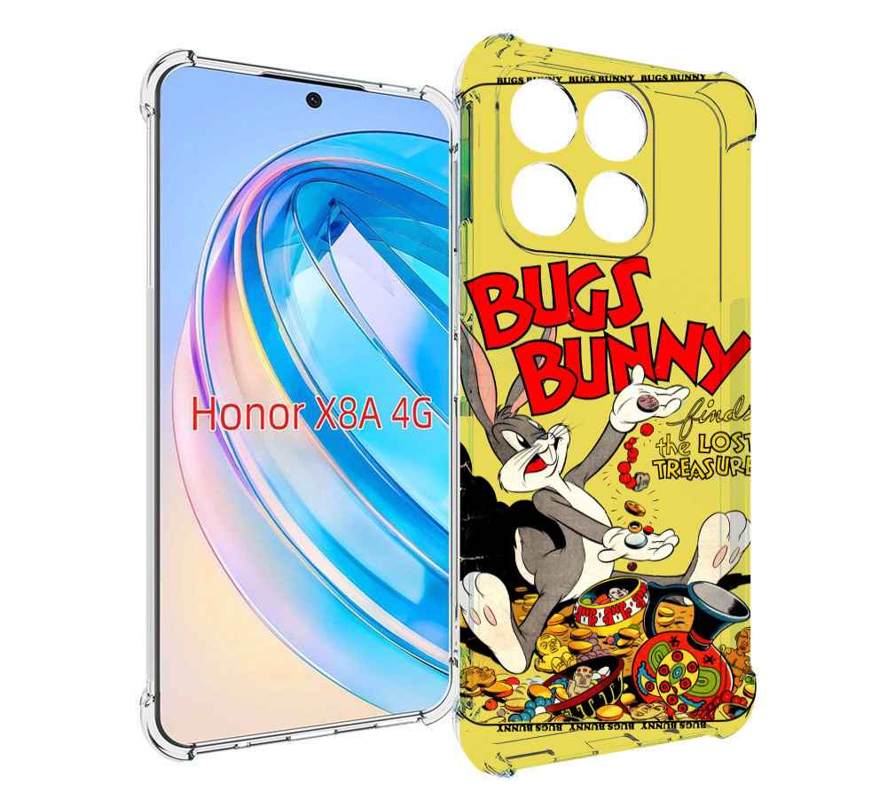 

Чехол MyPads бакс-банни-и-еда для Honor X8a, Tocco