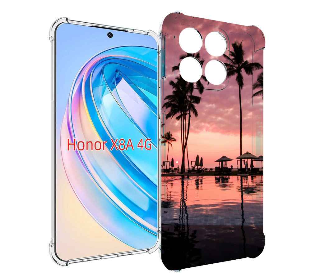 

Чехол MyPads бассейн на берегу моря для Honor X8a, Tocco
