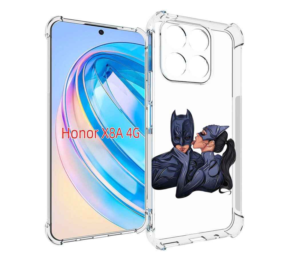 

Чехол MyPads бетман-и-кошка для Honor X8a, Tocco