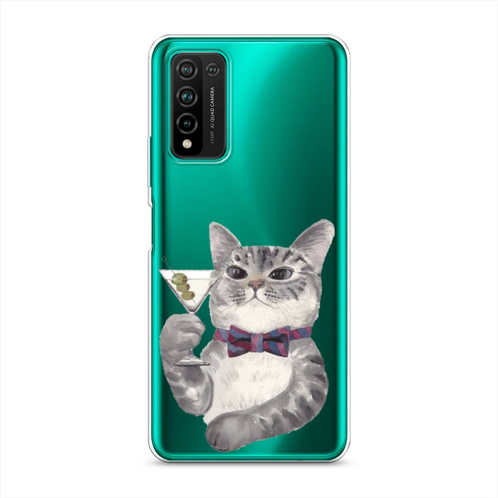 

Чехол Awog "Кот джентльмен" для Honor 10X Lite