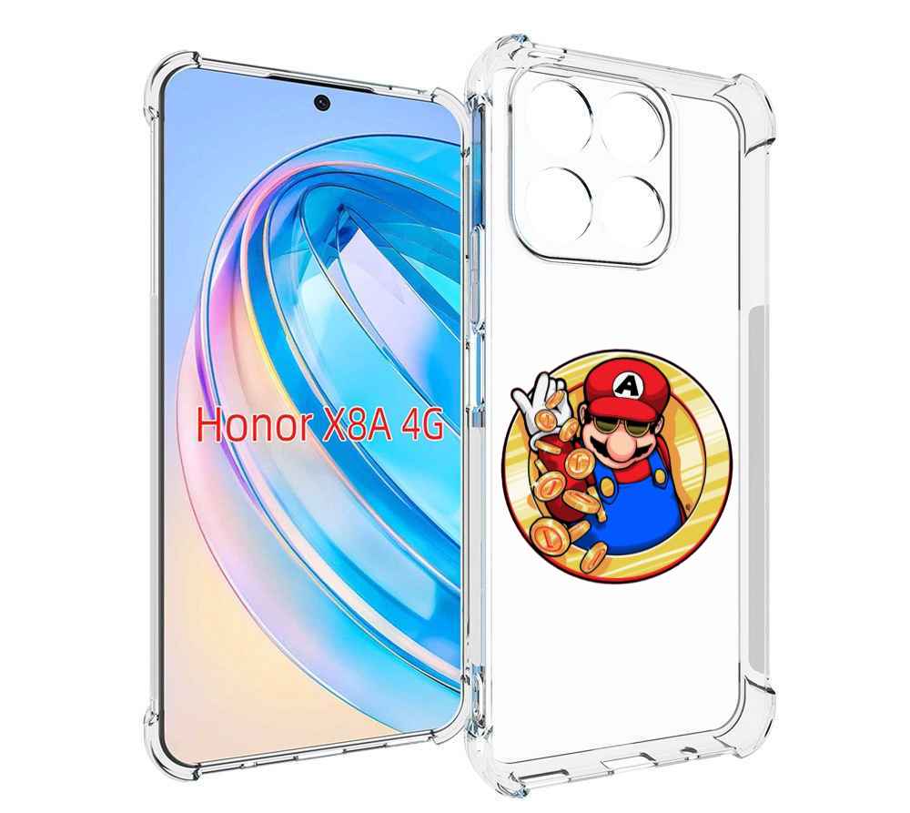 

Чехол MyPads богатый марио для Honor X8a, Tocco
