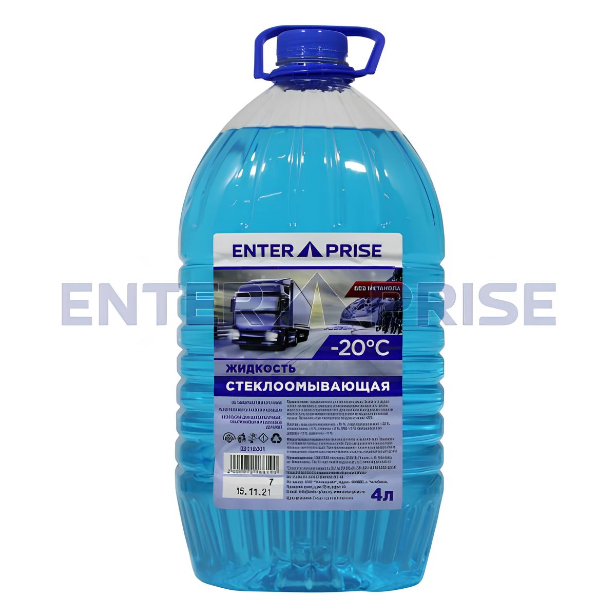 

Жидкость стеклоомывающая незамерзающая -20*С 4L E8110001 (Enterprise), Синий