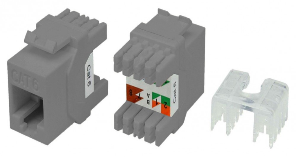 Коннектор Hyperline UTP RJ 45 м (1738297)