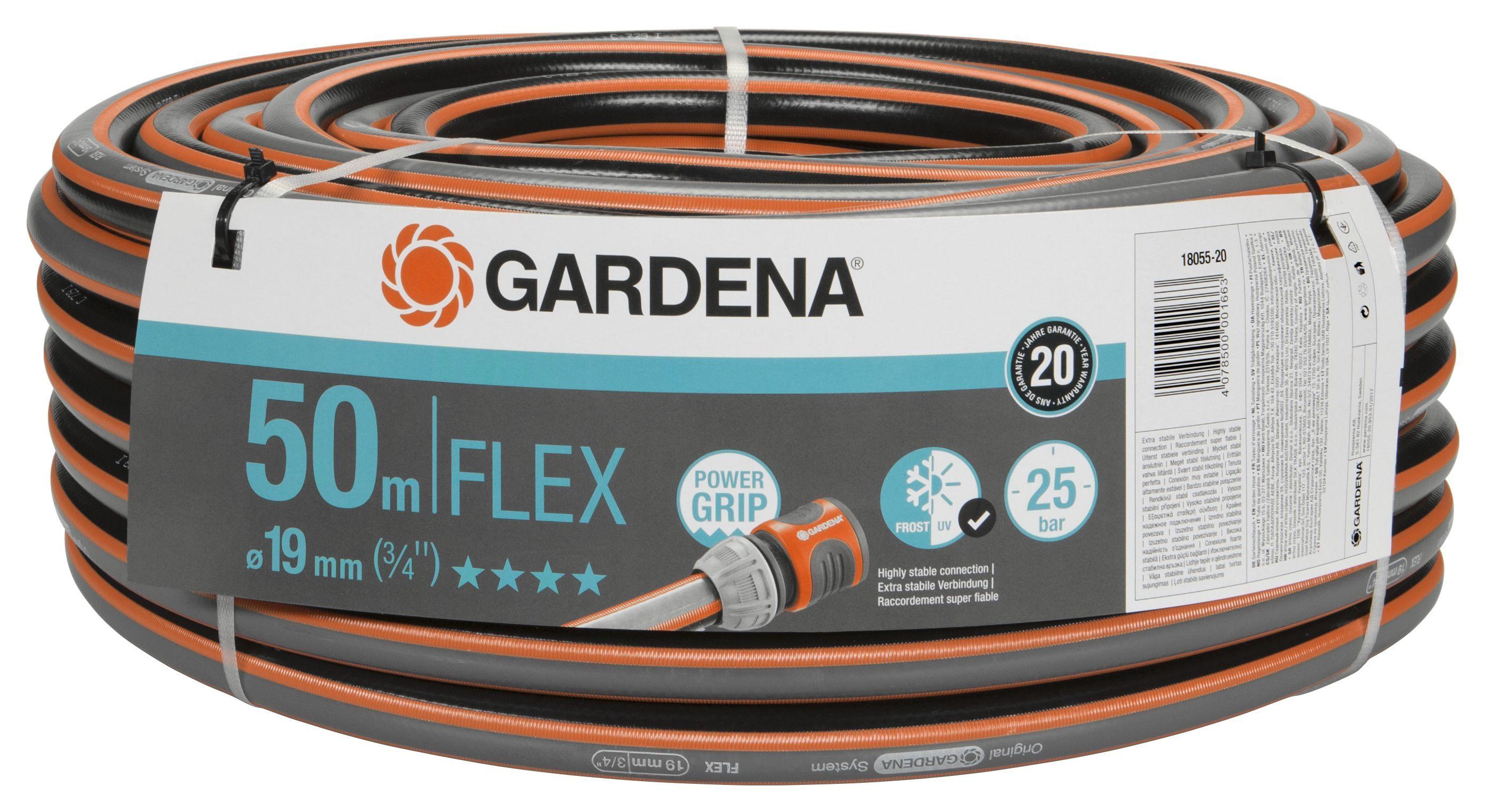 

Шланг GARDENA FLEX 19 мм (3/4), 50 м (18055-20.000.00) (уп.1), Оранжевый;черный