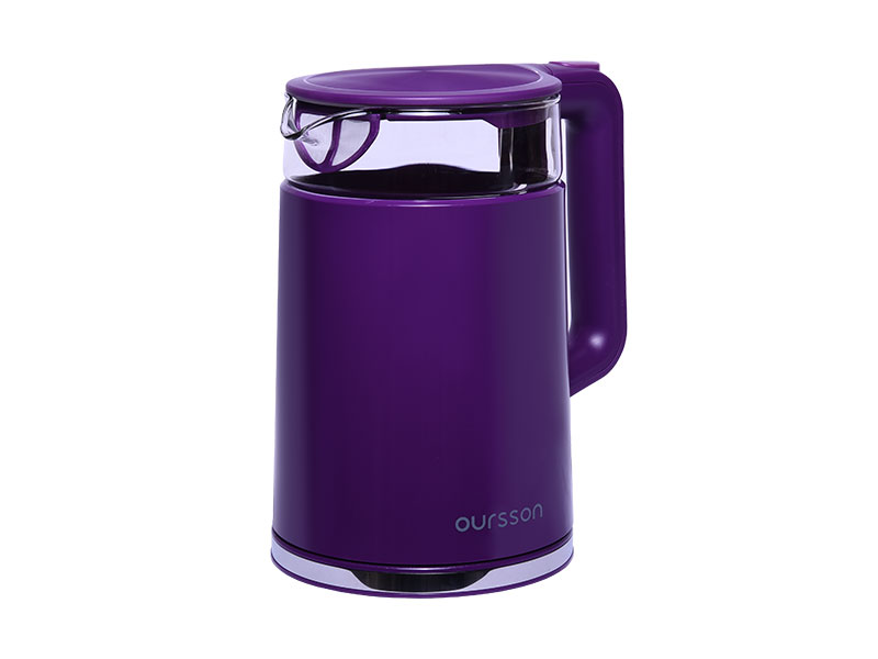 Чайник электрический Oursson EK1732W/SP 1.7 л фиолетовый чайник электрический oursson ek1732w dc темная вишня