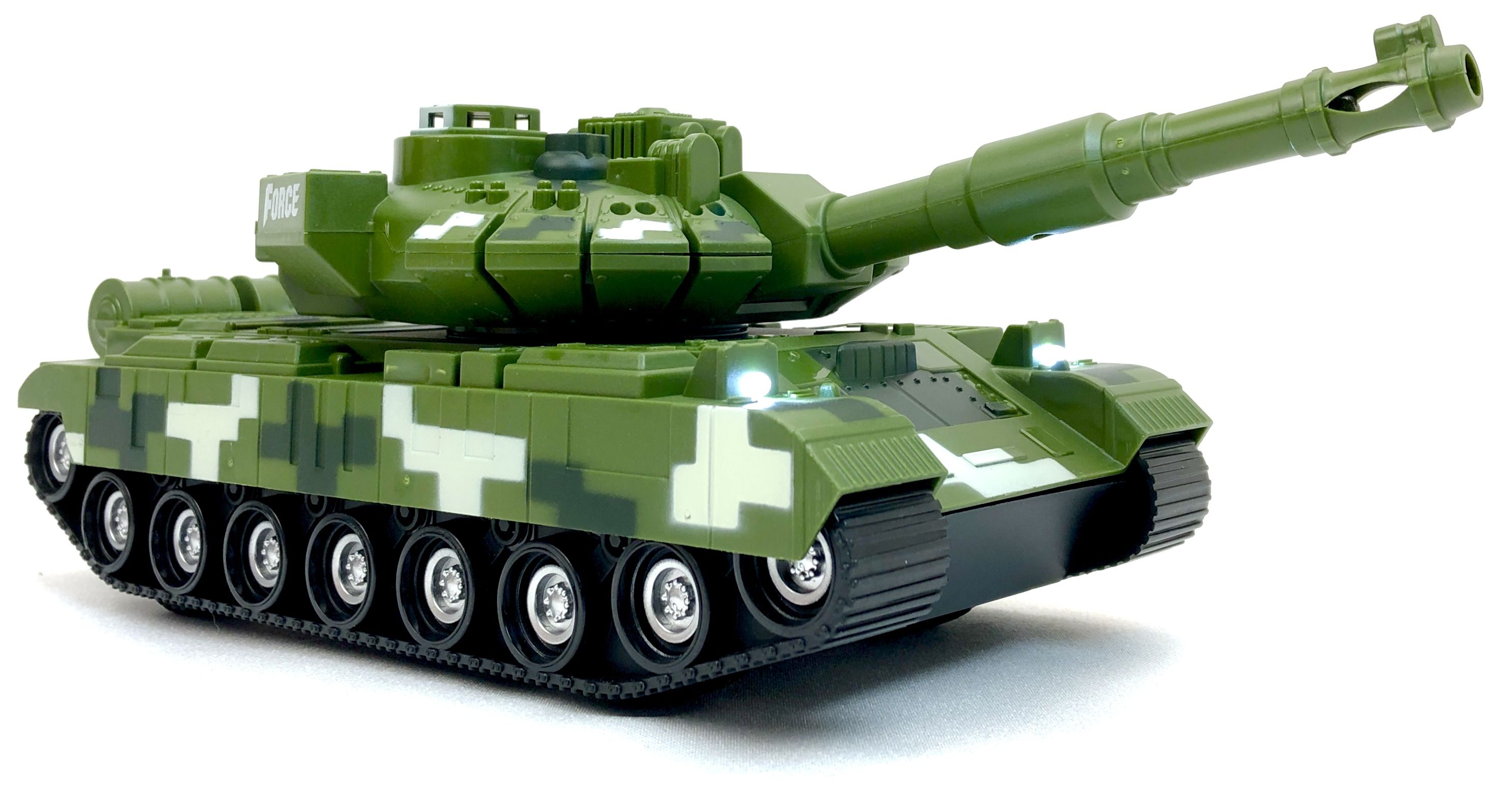 Радиоуправляемый боевой танк PLAYSMART Tank Assault, 1:16 конструктор tank 106801 пираты карибского моря тихая мэри 6 2 324 дет