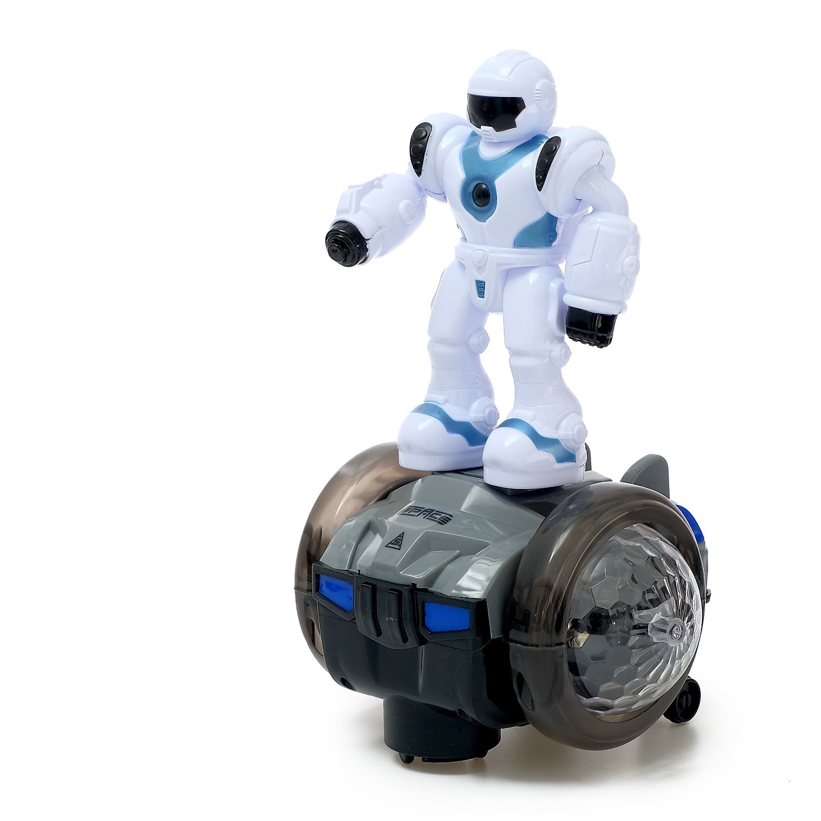 

Робот "Патрульный", световые и звуковые эффекты, работает от батареек Sima-Land, Белый