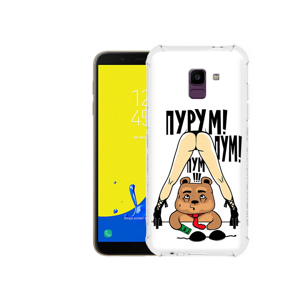

Чехол MyPads Tocco для Samsung Galaxy J6 (2018) Пурум пум пум, Прозрачный, Tocco