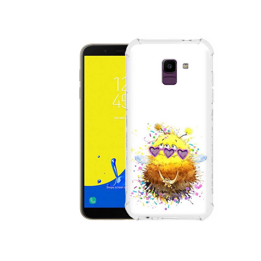 

Чехол MyPads Tocco для Samsung Galaxy J6 (2018) Пушитый шмель, Прозрачный, Tocco