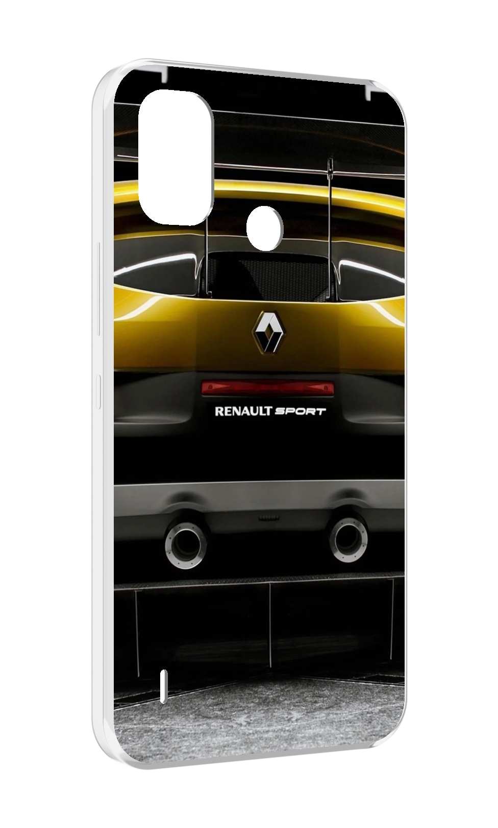 

Чехол MyPads renault-3 мужской для Itel A48, Прозрачный, Tocco