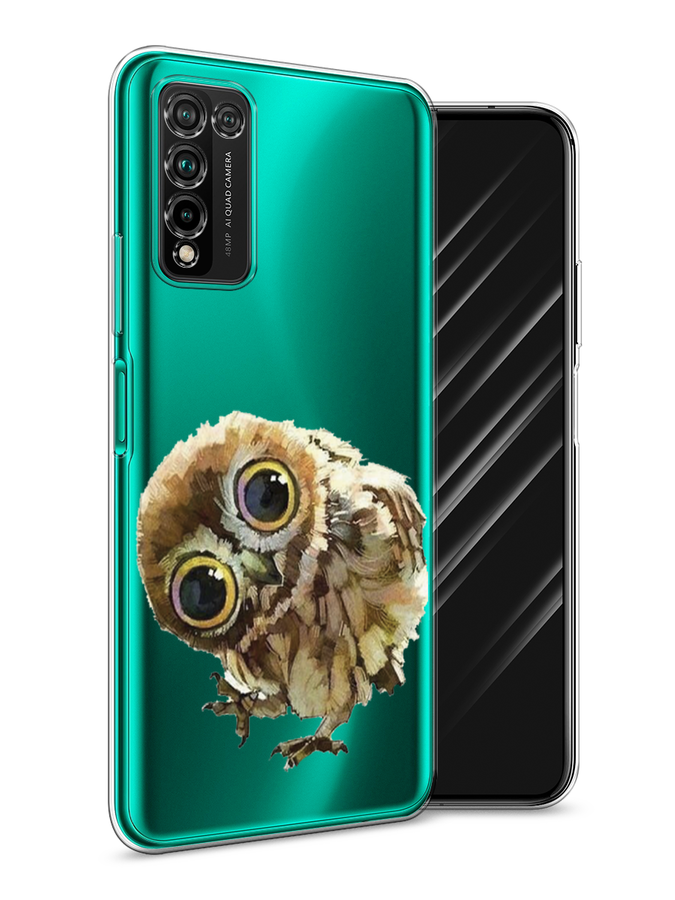

Чехол Awog на Honor 10X Lite "Любопытный совенок", Коричневый;белый;прозрачный, 6104650-1