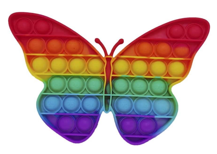

Сенсорная игрушка антистресс POP it Бабочка Popit_antistress_Butterfly_Raduga, Popit_antistress_Butterfly_Raduga