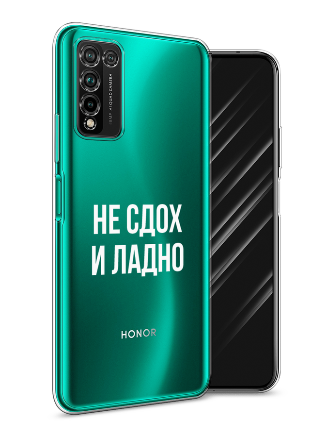 фото Чехол awog "не сдох и ладно" для honor 10x lite