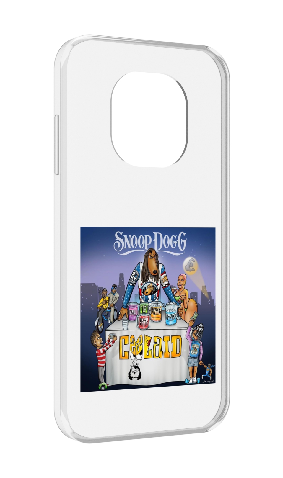 

Чехол MyPads Snoop Dogg COOLAID для Blackview BL8800 / BL8800 Pro, Прозрачный, Tocco