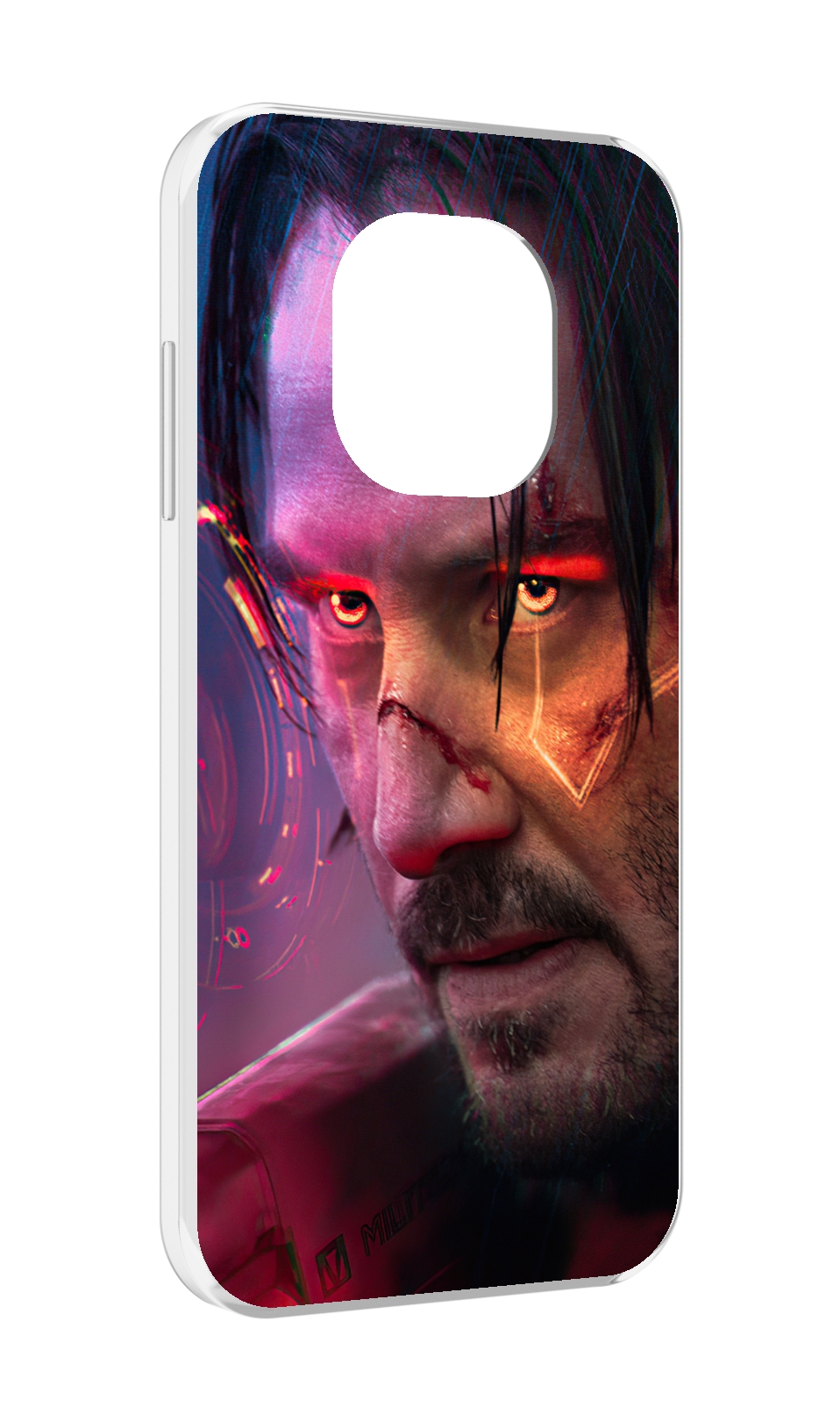 

Чехол MyPads cyberpunk 2077 Джонни Сильверхенд для Blackview BL8800 / BL8800 Pro, Прозрачный, Tocco