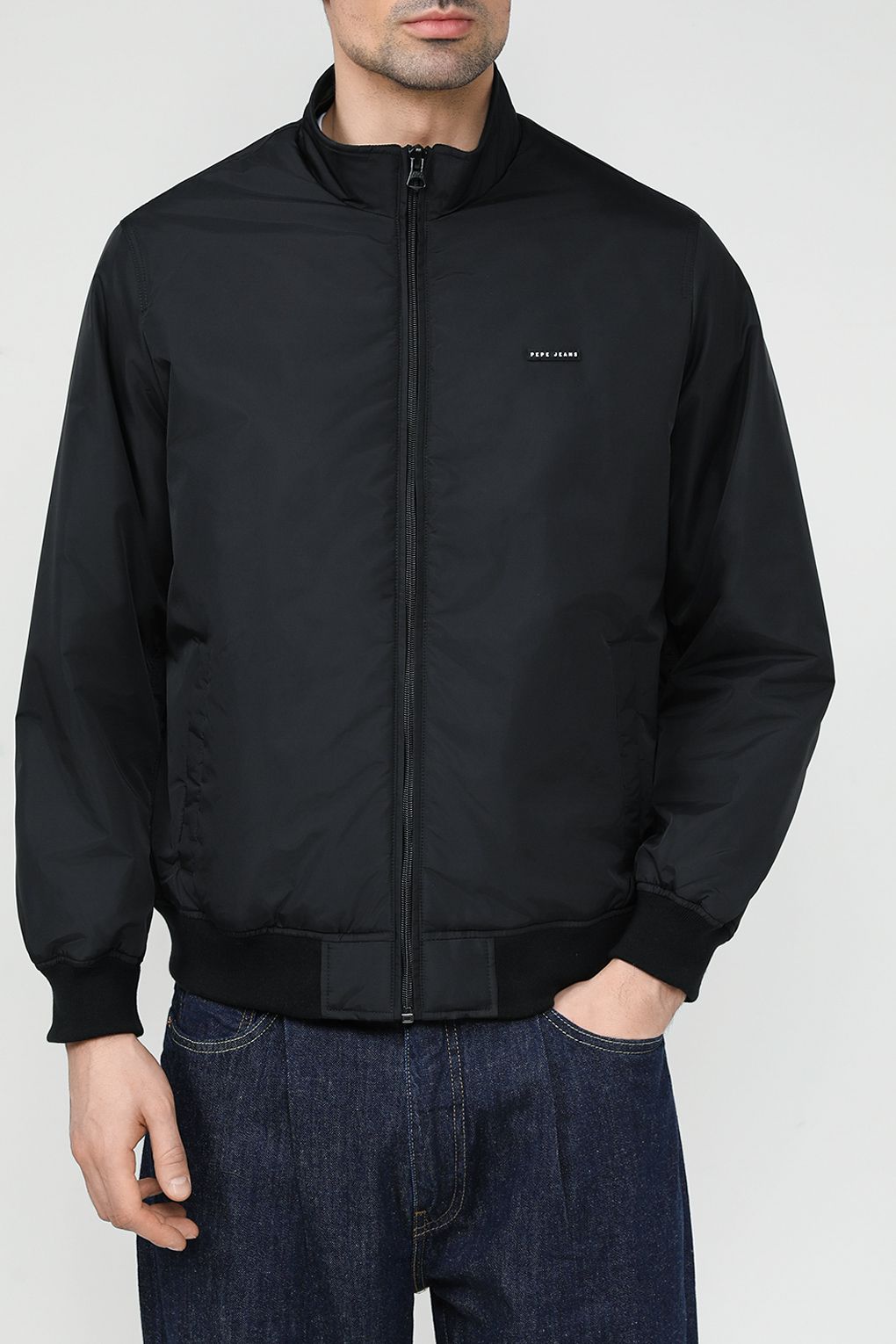 

Бомбер мужской Pepe Jeans PM402877 черный 2XL, PM402877
