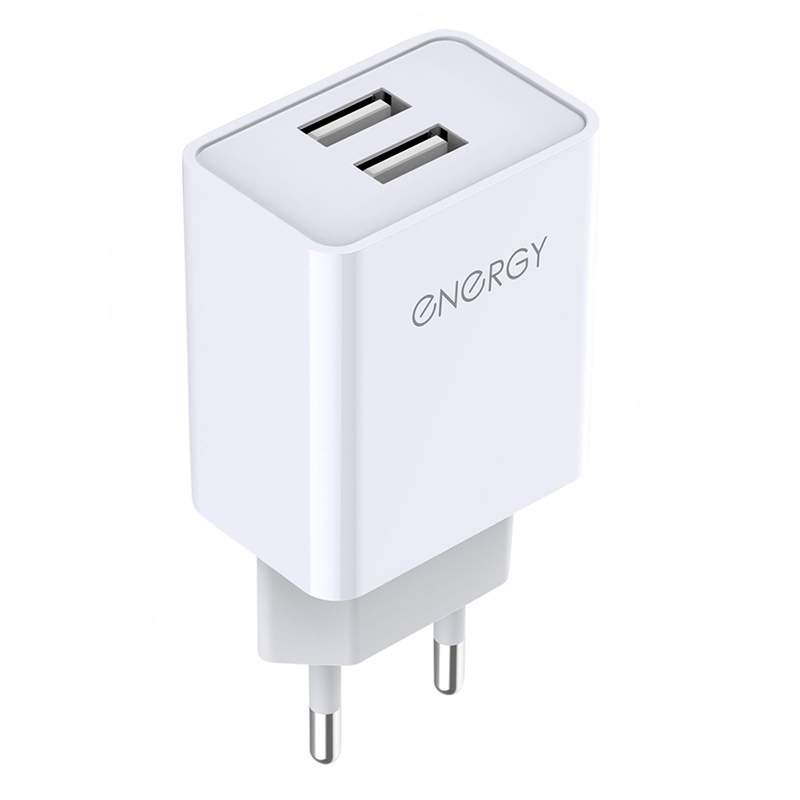 

СЗУ Energy 100292, ET-22, 2 USB раз. 2,1А White (100292)