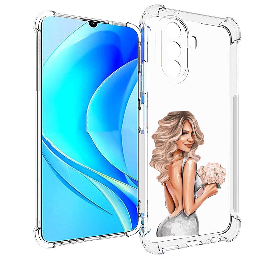 

Чехол MyPads Роскошное-платье женский для Huawei Nova Y70 / Nova Y70 Plus (MGA-LX9N), Прозрачный, Tocco
