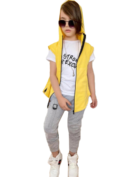 

Спортивный костюм Ricco Tarz 4222807002, 7-8 лет, желтый (доставка из-за рубежа), 4222807002