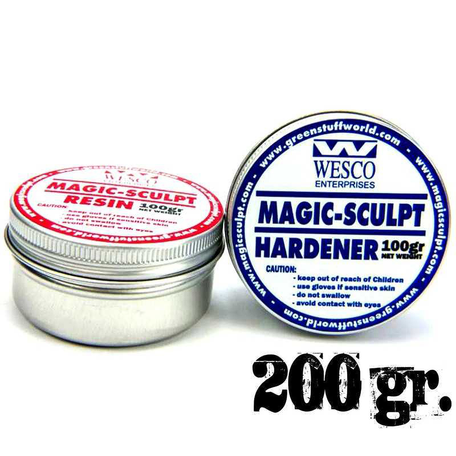 

Затвердевающая эпоксидная паста Green Stuff World Magic Sculpt Putty 200 гр, Milliput