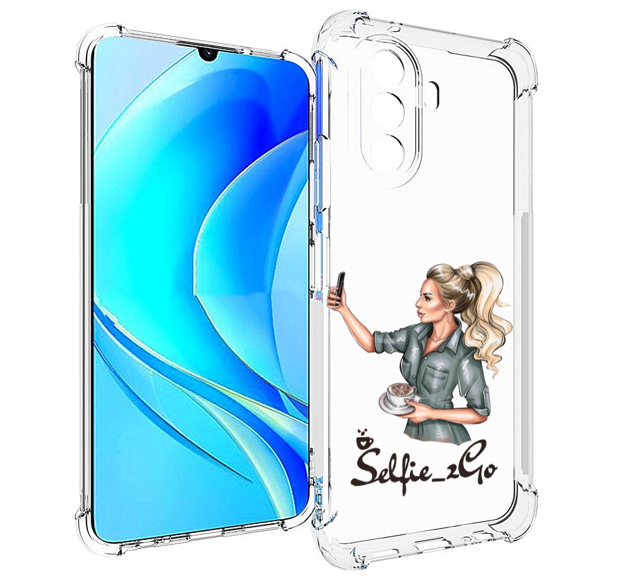 

Чехол MyPads Селфи-девушка женский для Huawei Nova Y70 / Nova Y70 Plus (MGA-LX9N), Прозрачный, Tocco