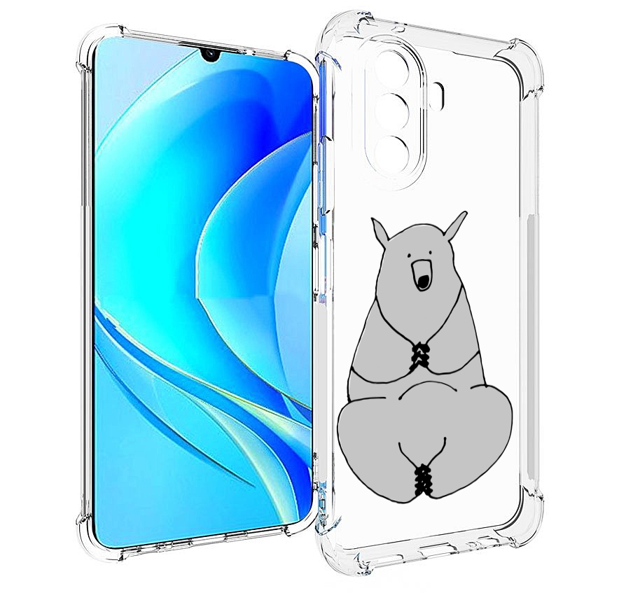 

Чехол MyPads Серый медведь для Huawei Nova Y70 / Nova Y70 Plus (MGA-LX9N), Прозрачный, Tocco
