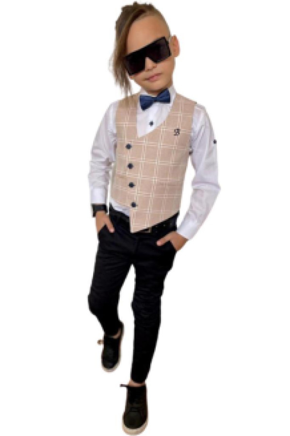 

Костюм Ricco Tarz 4222404001, 9-10 лет, бежевый (доставка из-за рубежа)
