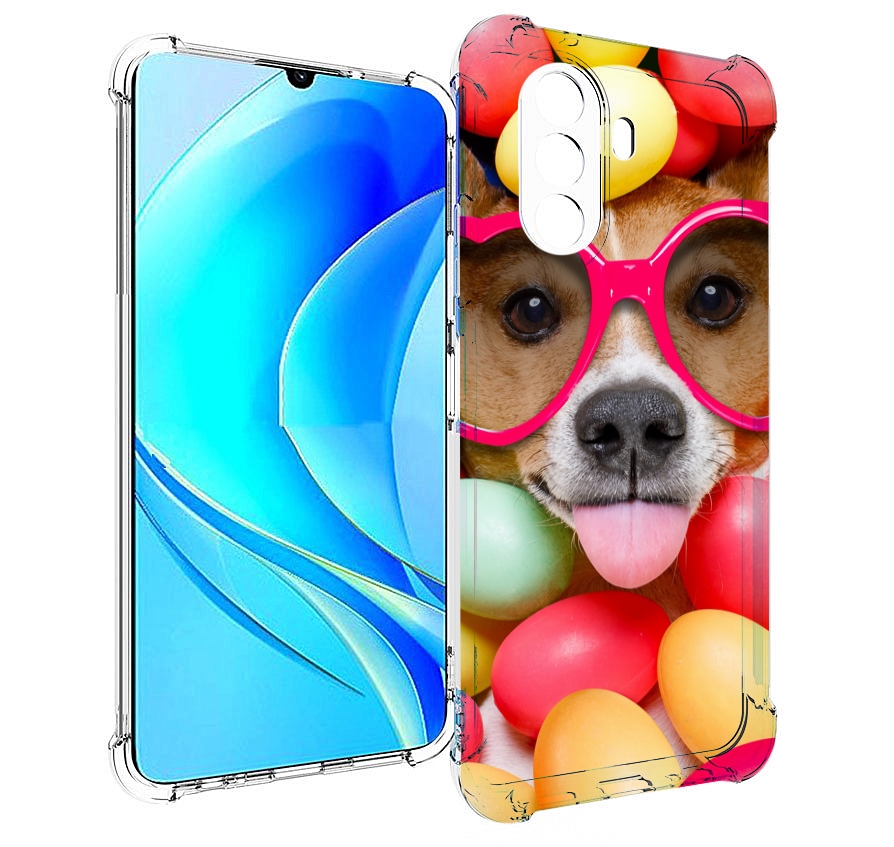

Чехол MyPads Собака-в-яйцах для Huawei Nova Y70 / Nova Y70 Plus (MGA-LX9N), Прозрачный, Tocco