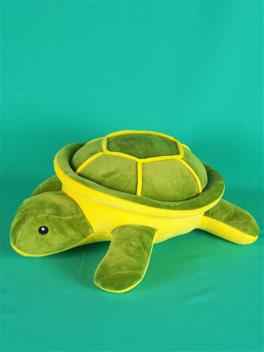 

Черепаха игрушка - подушка 43 см, Зеленый, Игрушка - подушка Черепаха 37 см.