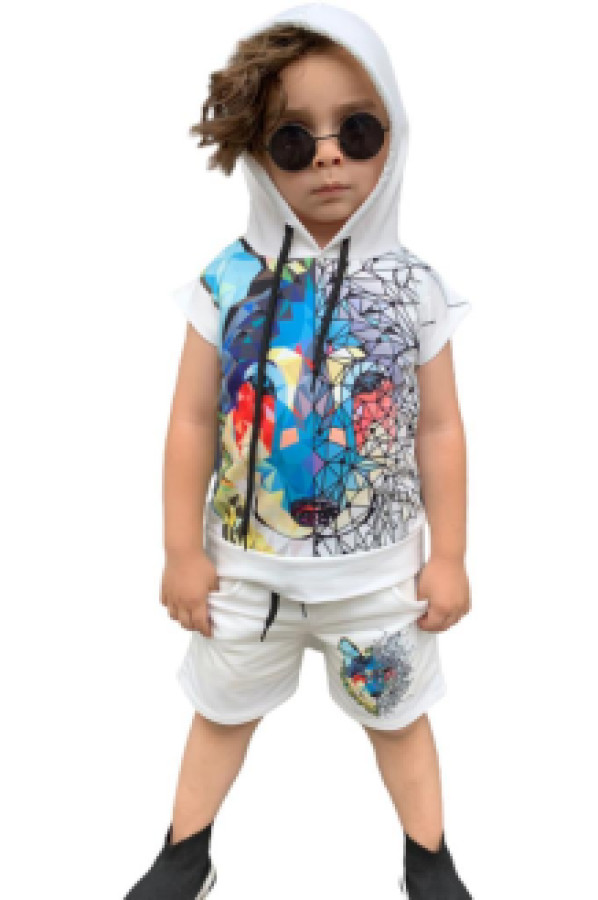 

Костюм с шортами Ricco Tarz 4221606001, 7-8 лет, белый (доставка из-за рубежа)
