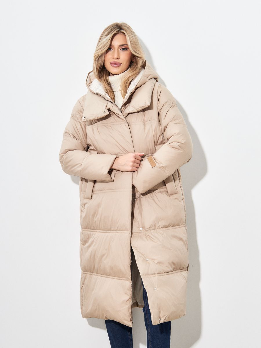 

Пальто женское LAWINTER 83811 бежевое 48 RU, Бежевый, 83811