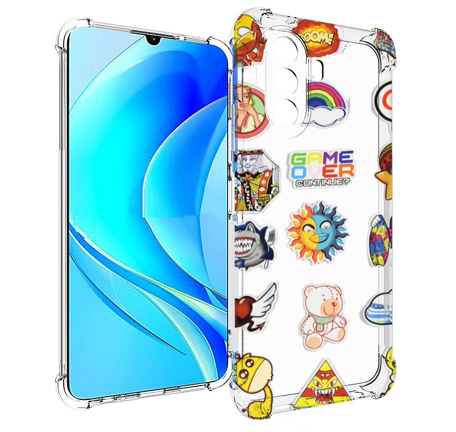 

Чехол MyPads Стикеры для Huawei Nova Y70 / Nova Y70 Plus (MGA-LX9N) / Huawei Enjoy 50, Прозрачный, Tocco