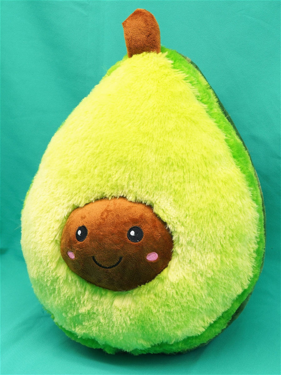 Мягкая игрушка АКИМБО КИТ - подушка Авокадо 40 см плюшевая игрушка подушка авокадо 60 см