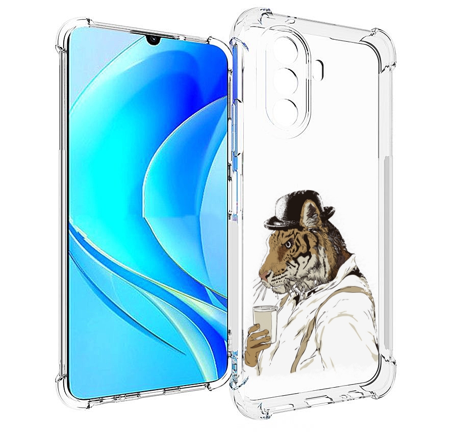 

Чехол MyPads Тигр в шляпе для Huawei Nova Y70 / Nova Y70 Plus (MGA-LX9N) / Huawei Enjoy 50, Прозрачный, Tocco