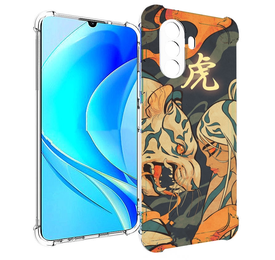 

Чехол MyPads Тигр и девушка друзья для Huawei Nova Y70 / Nova Y70 Plus (MGA-LX9N), Прозрачный, Tocco